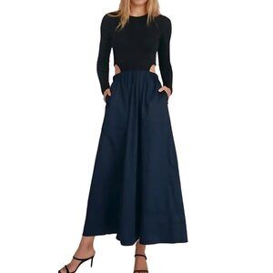 SOMETHING NAVY Maxi Dress